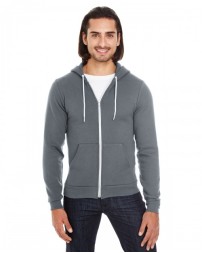 American Apparel F497   Unisex Flex Fleece USA Made Zip Hoodie