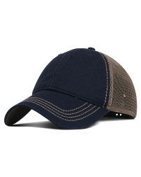 Fahrenheit F787   Garment Washed Cotton Mesh Back Hat