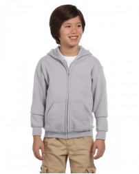 Gildan G186B   Youth Heavy Blend Full-Zip Hooded Sweatshirt