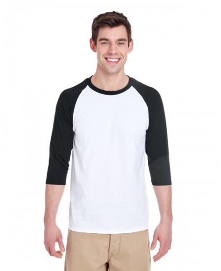 Gildan G570   Adult Heavy Cotton 3/4-Raglan Sleeve T-Shirt