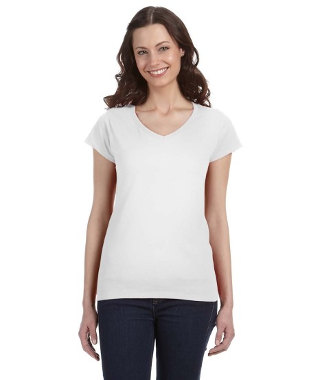 Gildan G64VL Ladies' SoftStyle Fitted V-Neck T-Shirt