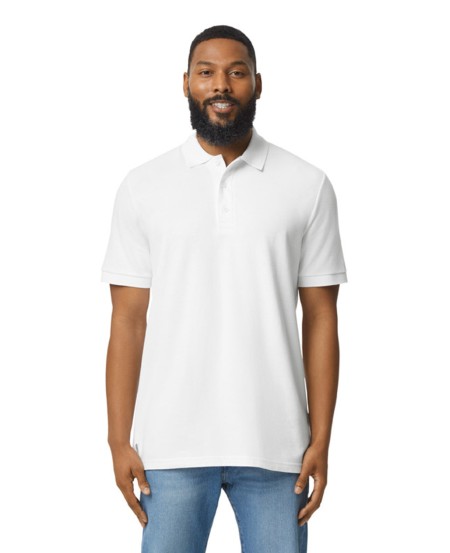 Gildan G858 Unisex Midweight Double Pique Polo