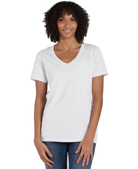 ComfortWash by Hanes GDH125   Ladies' V-Neck T-Shirt