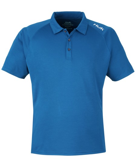 HUK H12L005 Men's Lopro Solid Performance Polo