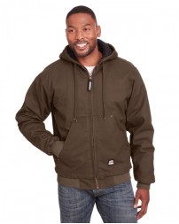 Berne HJ375   Men's Highland Washed Cotton Duck Hooded Jacket