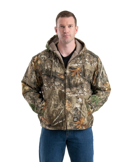 Berne HJ626   Men's Heartland Washed Duck Hooded Work Coat