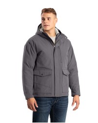 Berne HJ67 Men's Highland Quilt-Lined Micro-Duck Hooded Jacket