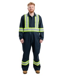 Berne HVC250   Men's Safety Striped Unlined Coverall