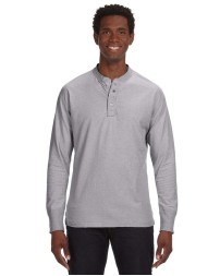 J America JA8244 Men's Vintage Brushed Jersey Henley