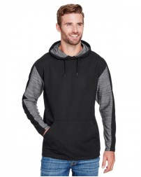 J America JA8435   Adult Omega Stretch Hooded Sweatshirt