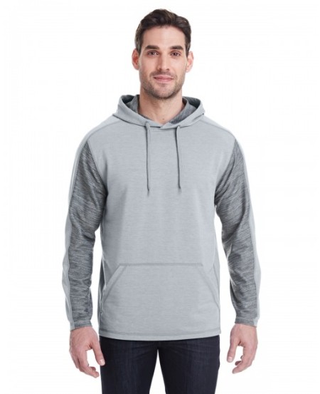 J America JA8435   Adult Omega Stretch Hooded Sweatshirt