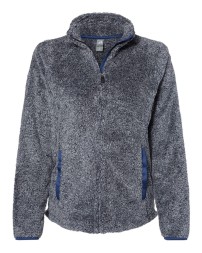 J America JA8463 Ladies' Boundary Shag Full Zip