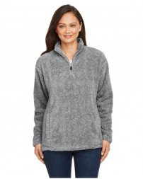 J America JA8464   Unisex Boundary Shag Quarter Zip