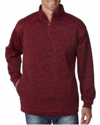 J America JA8614   Adult Cosmic Poly Fleece Quarter-Zip