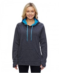 J America JA8616   Ladies' Cosmic Contrast Fleece Hooded Sweatshirt