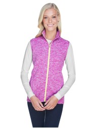 J America JA8625 Ladies' Lasic Cosmic Fleece Vest