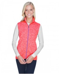 J America JA8625   Ladies' Lasic Cosmic Fleece Vest