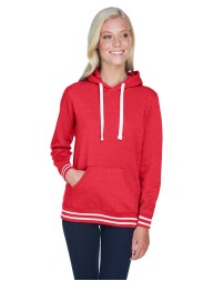 J America JA8651 Ladies' Relay Hooded Sweatshirt