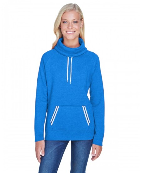 J America JA8653   Ladies' Relay Cowl Neck