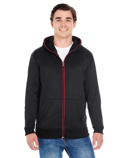 J America JA8668   Adult Glow Full-Zip Hood