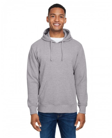 J America JA8706   Ripple Fleece Pulllover Hooded Sweatshirt