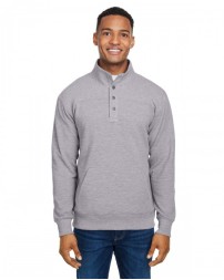 J America JA8708   Ripple Fleece Snap Pullover