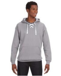 J America JA8830 Adult Sport Lace Hooded Sweatshirt