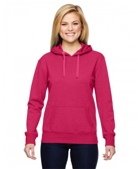 J America JA8860   Ladies' Glitter French Terry Hooded Sweatshirt