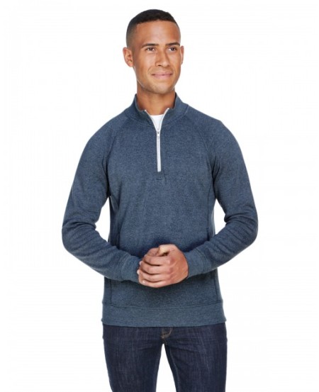 J America JA8869   Adult Triblend Fleece Quarter-Zip