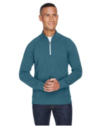 J America JA8869 Adult Triblend Fleece Quarter-Zip