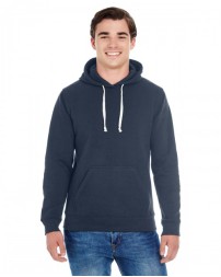 J America JA8871   Adult Triblend Pullover Fleece Hooded Sweatshirt