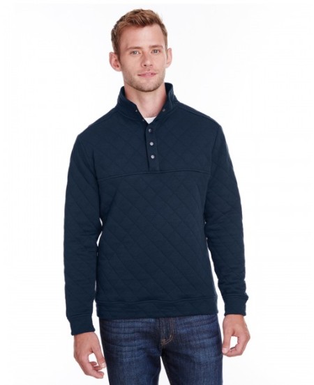 J America JA8890   Adult Quilted Snap Pullover