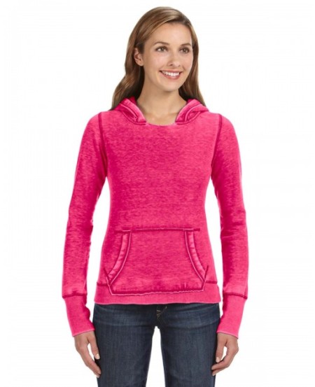 J America JA8912   Ladies' Zen Pullover Fleece Hooded Sweatshirt