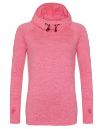 Just Hoods By AWDis JCA038 Ladies' Cool Cowl-Neck Long-Sleeve T-Shirt