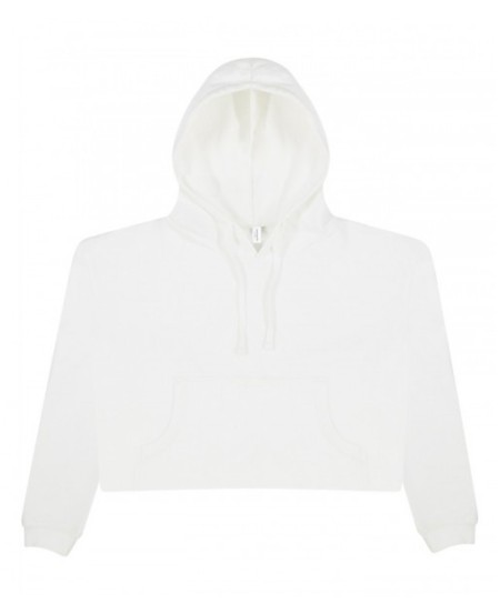 Just Hoods By AWDis JHA016   Ladies' Girlie Cropped Hooded Fleece with Pocket