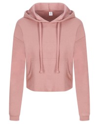 Just Hoods By AWDis JHA016 Ladies' Girlie Cropped Hooded Fleece with Pocket