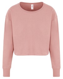 Just Hoods By AWDis JHA035 Ladies' Cropped Pullover Sweatshirt