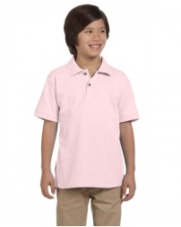 Harriton M200Y   Youth Short-Sleeve Polo