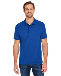 Harriton M205 Men's Valiant Cotton Snag Protect Polo