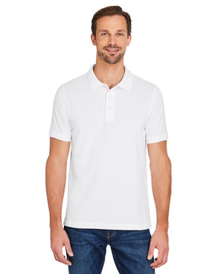 Harriton M205   Men's Valiant Cotton Snag Protect Polo