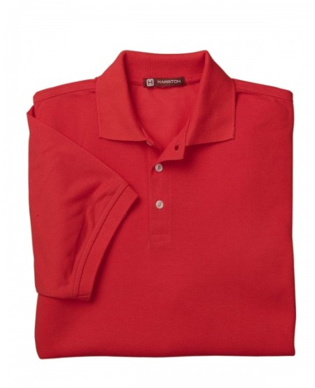 Harriton M265Y   Youth Easy Blend Polo