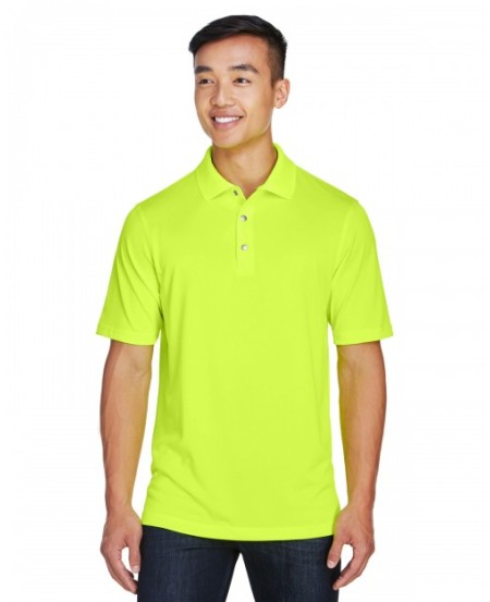 Harriton M345   Men's Advantage Snag Protection Plus IL Snap Placket Polo