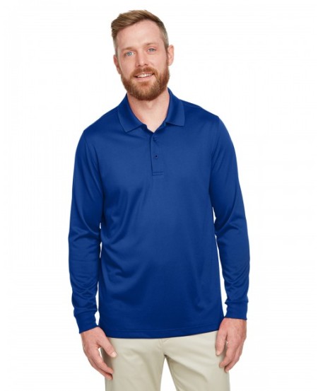 Harriton M348L   Men's Advantage Snag Protection Plus IL Long Sleeve Polo