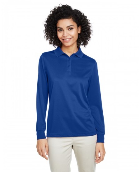 Harriton M348LW   Ladies' Advantage Snag Protection Plus IL Long Sleeve Polo