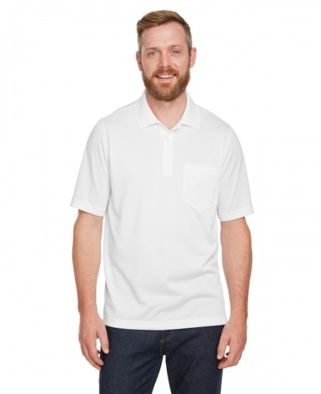 Harriton M348P   Men's Advantage Snag Protection Plus IL Pocket Polo