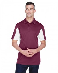 Harriton M355   Men's Side Blocked Micro-Pique Polo