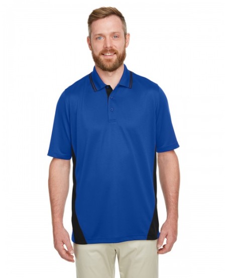 Harriton M386T   Men's Tall Flash Snag Protection Plus IL Colorblock Polo