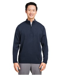 Harriton M421 Unisex Pilbloc Quarter-Zip Sweater