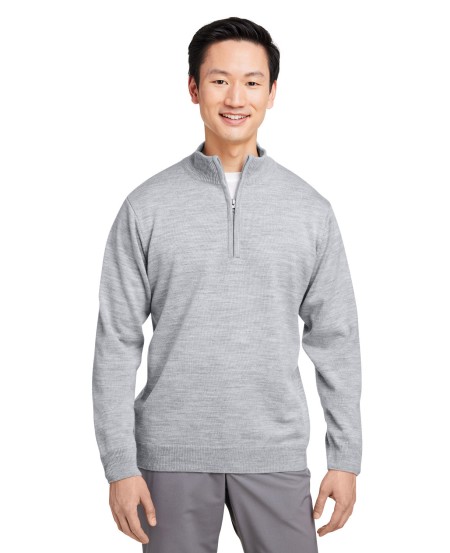 Harriton M421   Unisex Pilbloc Quarter-Zip Sweater