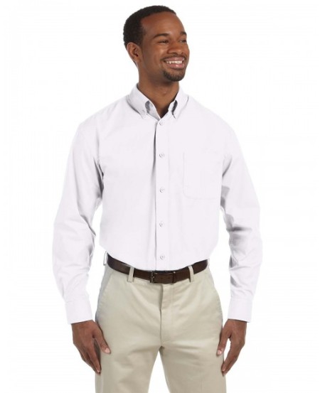 Harriton M510T   Men's Tall Essential Poplin